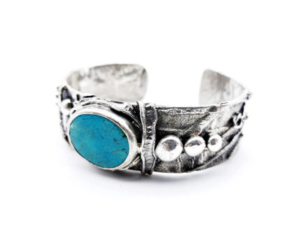 bracciale-argento 925-fatto a mano-sterling silver-bracelet-hand made-matteo macallè-turchese-pietra-stone