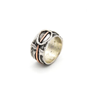 Anello 925-argento-mille fili-fatto a mano-sterling silver-ring-wires