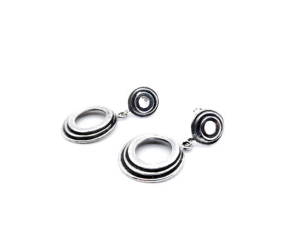 orecchini-collana-argento 925-fatto a mano-sterling silver-earrings-hand made-matteo macallè-cerchi-circle