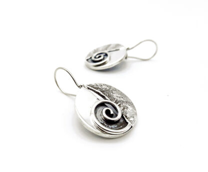 orecchini-collana-argento 925-fatto a mano-sterling silver-earrings-hand made-matteo macallè-spiral