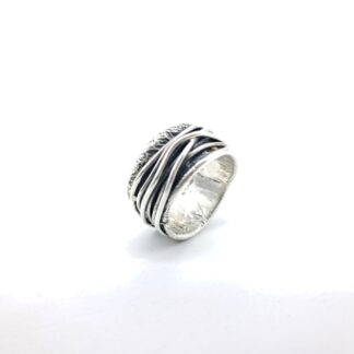 Burnt ring silver wires