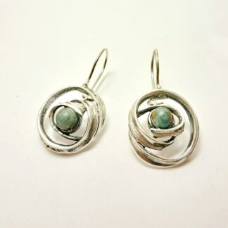 Orecchini tondo virgole