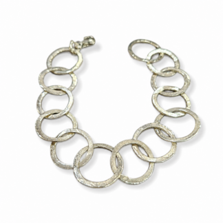 Bracciale tondi martellati