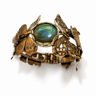 Bracciale farfalle e labradorite